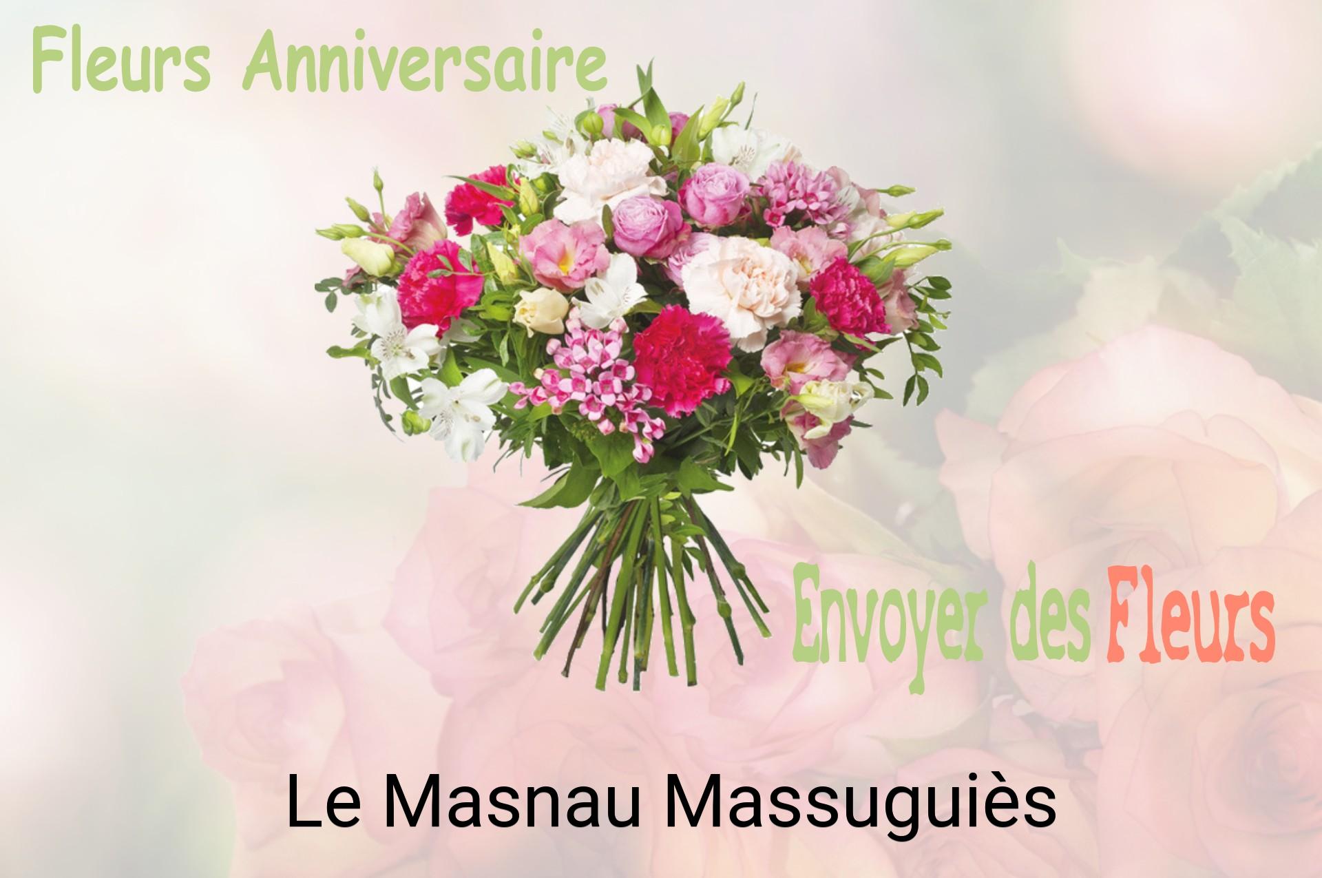 Bouquet de fleurs d’anniversaire livré à Le Masnau-Massuguiès