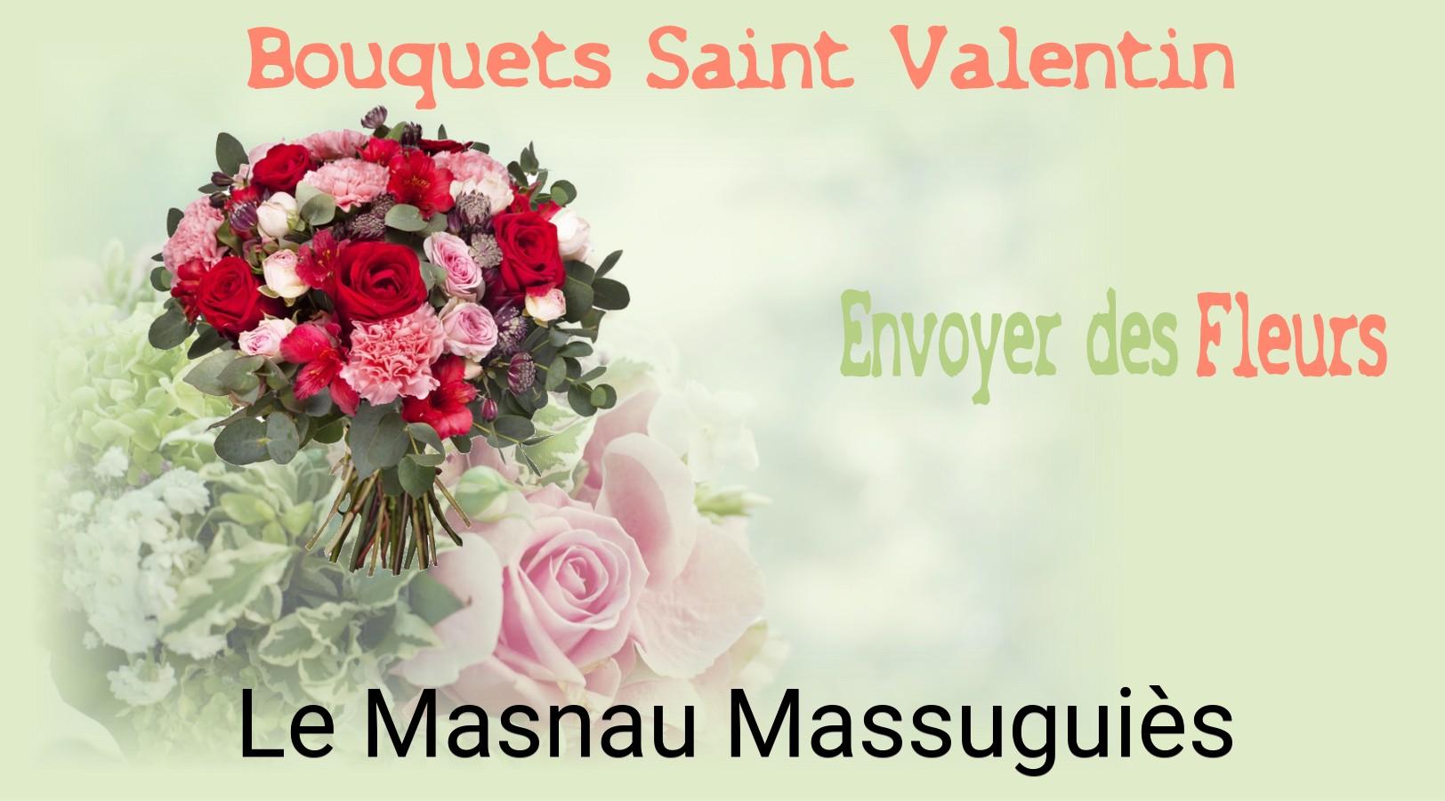 Roses de Saint-Valentin livrées à Le Masnau-Massuguiès